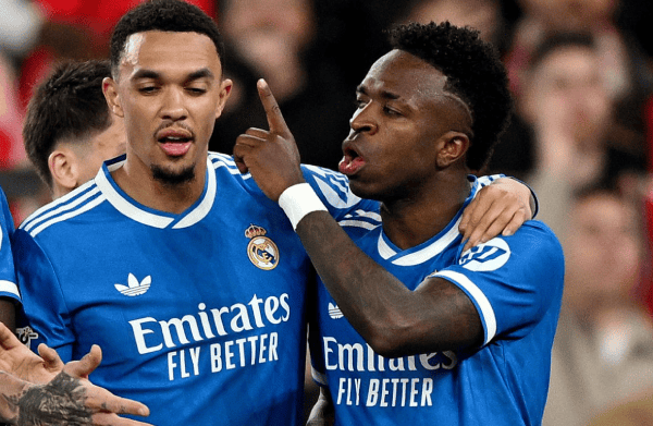 Vinicius scored the opener in the